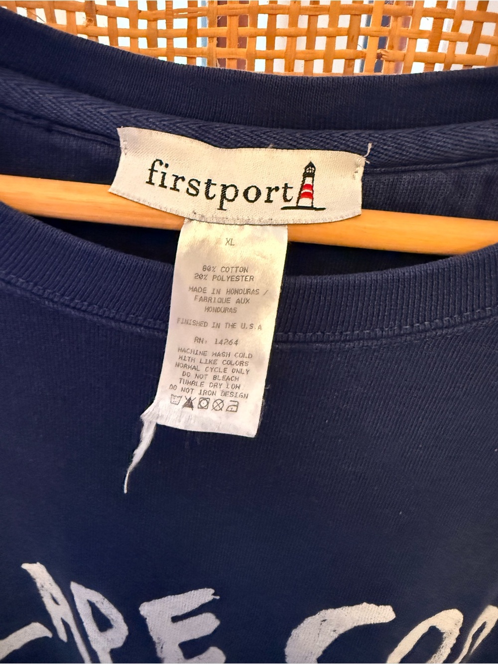 Limited Run First Port Cape Cod Squash Sweatshirt XL Oversized Beach Crewneck - Picture 2 of 3